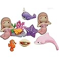 BKDT Marketing Mermaid & Ocean Animal Erasers for Kids - School Stationary Kit for Kids, Return Gifts for Kids- Mermaid Playset Erasers for Kids, Birthday Return Gift - 8 Pcs