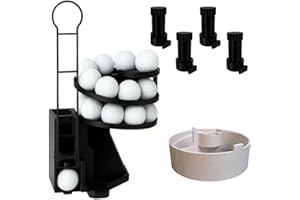 LexTex Lanceur De Balles De Golf Range Reload Pro, Distributeur De Balles De Golf avec Pédale, Machine à Tee Automatique pour L'entraînement en Intérieur Et en Extérieur, Grande Capacité De 25 Balles