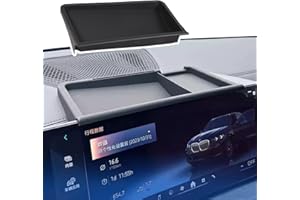 JONKOKO ABS Auto Mittelkonsole Einsatz Organizer Ablageschale für B-M-W X5 G05 X6 G06 X7 G07 2023-2024 Navigationsbildschirm hintere Ablageschale Organizer Zubehör