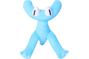 FASTEXX Rainbow Friends, Rainbow Friends Plush Chapter 2 Cyan and Yellow Soft Stuffed Toy, Rainbow Friends Toy, Cute and Funny Gift for Girls, Boys, Kids Friends, Perfect for Playing