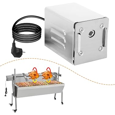 Zerodis Moteur de rôtissoire Moteur De Gril De Barbecue Moteur De