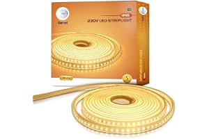 wipro Garnet 5 Meters LED Strip Light 120 LEDs/mtr White IP65-Waterproof Flexible Rope Light for Outdoor & Indoor Decoration for Diwali, Christmas Strip for Balcony, False Ceiling Pack of 1
