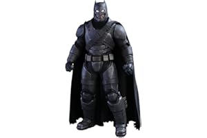 Hot Toys 1: 6 Scale Blindata Batman Batman VS Superman Dawn of Justice Figure (Nero/Grigio)