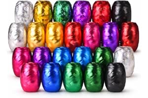 ‎TK GRUPPE TIMO KLINGLER Zestaw 18 x wstążka prezentowa w rolce, każda dł. 20 metrów - wstążki prezentowe - do ozdabiania i pakowania prezentów - Boże Narodzenie