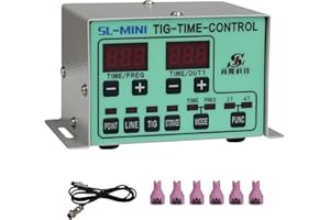 KLORTECER Mini-Cold Welding Machine SL-MINI – Modifiziertes WIG-Punktschweißgerät, Kaltschweißgerät mit einstellbarem Zeitpuls für Edelstahl (Kein Fußschalter)