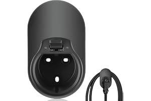 Aicharynic Wallbox kabel do ładowania typu 2, uchwyt ścienny, kabel do ładowania, uchwyt na kabel do ładowania, organizer na kabel do ładowania EV do samochodu elektrycznego z kablem do ładowania typu