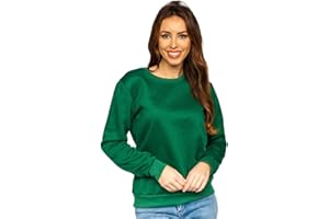 BOLF Femme Sweat-Shirt Sweat Manches Longues Temps Libre Sport Fitness Outdoor Basic Casual Style Mix A1A