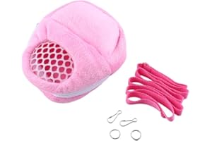 Yosoo Sac de transport pour animaux de compagnie avec sangle d'épaule - Pour hamster, chinchilla, lapin, écureuil rose