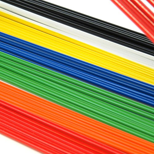50 beschichtete Draht-Kleiderbügel in verschiedenen Farben, 40cm, Hangerworld - 4