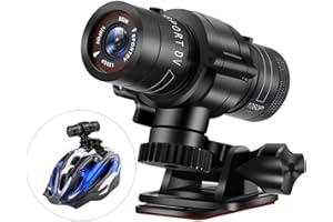 JECTSE Motorcycle Helmet Camera,1080P 120° Wide Angle Bicycle Sports Camera with 650mAh Battery, Waterproof Action Camera DV Camcorder with Bracket for Win for Vista for OS X