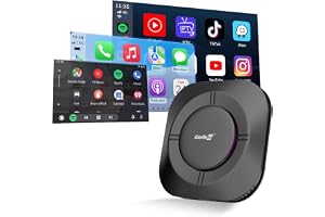 Carlinkit Aibox-Plus Android 13.0-adapter, 8+ fristående system, trådlös CarPlay & Android Auto, 3-i-1 multimediabox för