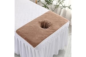 TEFEXER SPA Massage Table Coral velvet SPA Massage Table Face Towel with Hole ALL