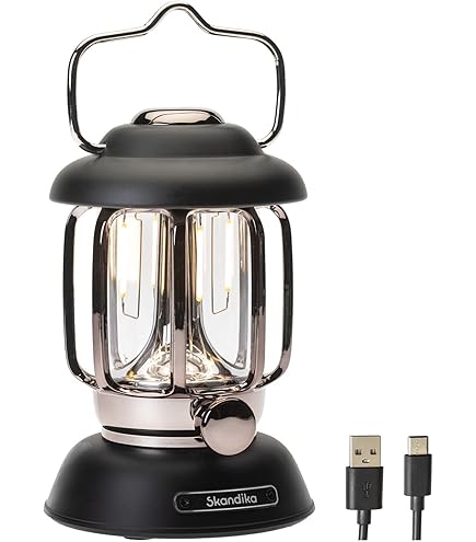 Oplaadbare Led Lantaarn Lamp L - Warm & Sfeervol Wonen