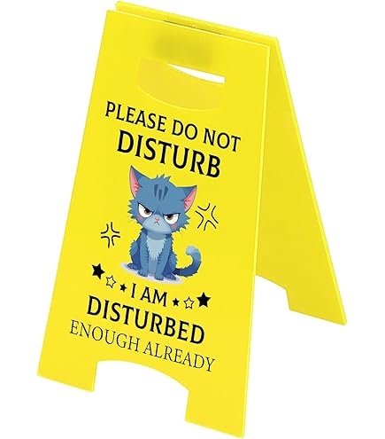 Panneau De Porte - Réunion En Cours, Ne Pas Déranger - Acrylique Doré