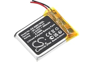 TCTK TECHTEK Batería 200mAh Compatible con [Garmin] Instinct Solar GPS sustituye 361-00086-24 FBA