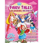 Fairy Tales Colouring Activity for Girls