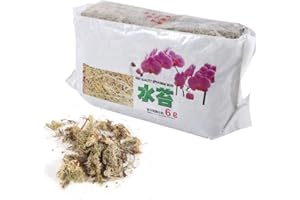 BORDSTRACT Sphagnum Moss 6 Liter, Langfaseriges Sphagnum Moss, Sphagnum Moss Potting Mix Fleischfressende Pflanzen, für Orchid Bio Dünger Home Blumenpflanzenanbau