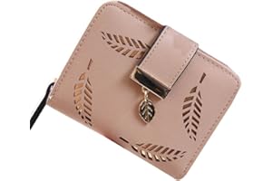 TMEOG Porte Monnaie Femme, Porte-Monnaie en Cuir Bifold Wallet en Cuir en Cuir Porte-Cartes en Cuir Porte-Monnaie en Cuir