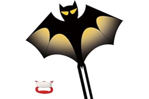 YONGNKIDS Huge Bat Kite for Kids and Adults Easy to Fly- 4 5 6 7 8+ Year Old Children, Beginners, with 328 ft String & Handle Kites for Outdoor Games, Easy to Carry