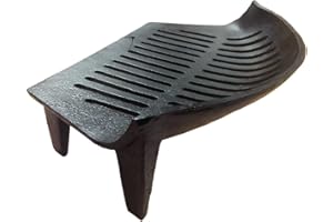 Fire Vida Large Cast Iron Fire Grate – 18" Black Fireplace Grate for Open Fires, Wood Burners & Coal Stoves – Heavy-Duty Fireplace Accessory