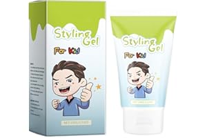 SALROAL Kids Hair Gel - Styling Gel for Kids - Baby Hair Gel - Medium-Strong Hold - Natural - Long Lasting - Fruit Fragrance - For All Hair Styles 3.53oz