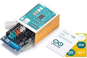 Arduino Motor Shield REV3 [A000079] - Extension pour contrôler Moteurs CC, Pas à Pas et servomoteurs, Compatible avec Arduino UNO, idéale pour projets robotiques et Applications de contrôle Moteur.