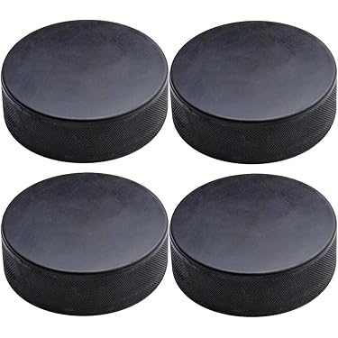 3 Palets De Hockey En Caoutchouc EIHI - Pour Entraînement Et Match Sur Glace