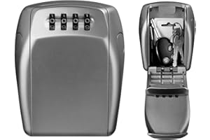 Master Lock Boite a clef certifiée, Fixation Murale, Extérieur, 13.2 x 10.5 x 4.6 cm