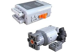 LELEOPODO Per Funzioni di Alimentazione Parti Building Block M L Motore AA Battery Box 2.4G Garway Telecomando Ricevitore Interruttore Corrente componente LED per Compatibile (GF06+G02)