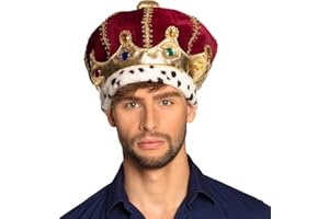 Boland 36106 Majesty - Corona de sombrero para adultos, accesorio de disfraz para carnaval y fiesta temática, disfraces de disfraces, JGA