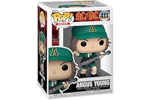 Funko POP! Rocks: AC/DC - Angus Young - (Zielony) - Kolekcjonerska figurka winylowa - Pomysł na prezent - Oficjalny towar - Zabawki dla dzieci i dorosłych - Fani muzyki