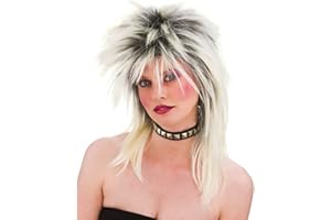 WICKED COSTUMES Adult 80's Rocker Fancy Dress Wig