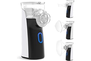 SENTASI Inhalationsgerät für Kinder und Erwachsene - Inhalator Vernebler Baby, Ultraschall Inhaliergerät für Erkältung, Inhalationsgerät mit Mundstück und 2 Maske