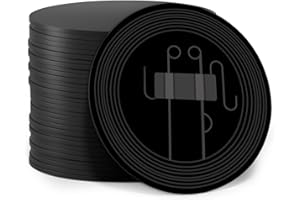 SANPOPO Lot de 10 NFC Tag cards NTAG215 NFC Cartes (Noir NFC coin Cartes),NFC 215 Tag Rewritable, 504 Mémoire d'Octets Entièrement Programmable,compatible avec TagMo Amiibo et tous les téléphones NFC Enabled