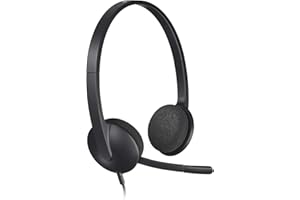 ‎LOGITECH Logitech H340 USB Computer Headset Z Dźwiękiem Cyfrowym, Pc/Mac/Chromebook - Czarny