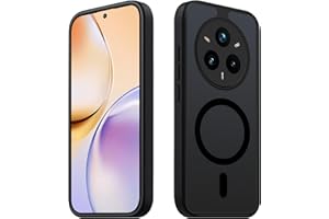 Tawarror Magnetyczne etui do Realme 14 Pro Plus 5G, półprzezroczyste matowe etui do Realme 14 Pro + tylna obudowa odporna na zarysowania TPU odporna na wstrząsy cienka obudowa ochronna na telefon