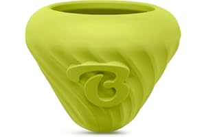 Benebone Natural Rubber Cone Interactive Enrichment Treat Dispensing Dog Toy - Slow Feeder - Great for Meals and Boredom