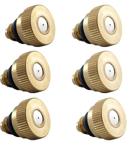 Lot De 10 Buses De Pulvérisation D'Eau 0.2mm En Laiton - Atomisation Fine Pour Jardin Et Refroidissement