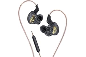 Yinyoo KBEAR MONKIE K01 - Auricolari in-ear con cavo, 1DD, leggeri, con spina da 3,5 mm, bassi immersivi HIFI, compatibili con PC, PS5, Xbox, Switch