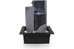 ‎KIOM Zimmerbrunnen Tischbrunnen Dekobrunnen FoParete 27,5 cm LED 10909