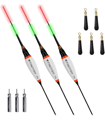 Galleggianti Da Pesca LED Con Rilevamento Di Gravità - Confezione Da 4 Pezzi Per Pesca Notturna - Foto 11