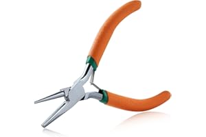 SPEEDWOX Konkave Rundzange 4,5" Runde Konkavzange Drahtschleifzange Drahtbiegezange Werkzeuge für Diy Schmuckherstellung Hobby Projekte Draht Wrapping Tools Runde Zange für Schmuckherstellung