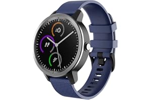 FunBand Kompatybilny z zegarkiem Garmin Vivoactive 3, 20 mm, miękki silikonowy pasek zastępczy pasuje do smartwatcha Garmin Vivoactive 3 Music / Forerunner 645 Music / Vivomove HR