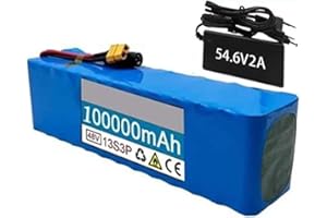 OMURGA Batteria Per Scooter Elettrico E-Bike Batteria 48V 100Ah Bicicletta Elettrica Batteria Per 50W 200W 350W 500W Motore Elettrico Bicicletta Scooter Con Caricabatterie