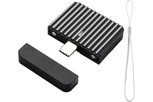 ELUTENG M.2 NVMe SSD Adattatore USB C, 10Gbps USB3.2 Gen2 Case SSD Enclosure per PCIe NVMe 2230 con Attacco Diretto, Disco Rigido Magnetica Case Supportare UASP Trim