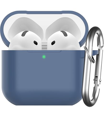 AhaStyle AirPods 4 Custodia Cover (2024) Con Kit Di Pulizia Morbido Silicone AirPods 4a Generazione Custodia Cover Skin Per Apple AirPods 4 Supporto Custodia Di Ricarica USB-C E Ricarica Wireless - Foto 3
