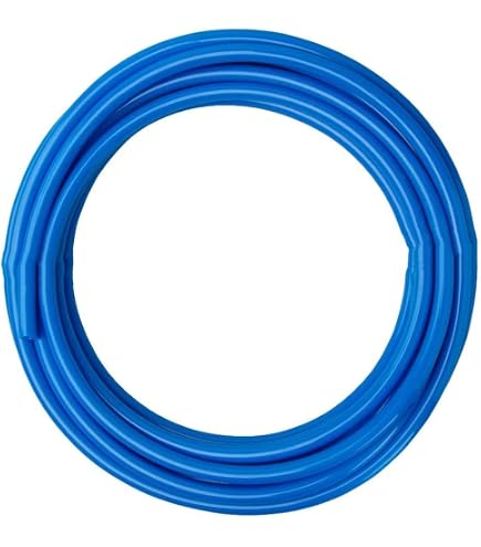 Tuyau En Polyuréthane Bleu 9x12 Mm - Rouleau De 25 Mètres - Pour Air Comprimé, Air, Liquides - Résistant Et Flexible