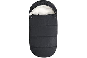 Bebamour Śpiworek na nóżki do wózka spacerowego Uniwersalny śpiworek na nóżki do wózka spacerowego/Buggy/Pram Śpiworek dla niemowląt 0-36 miesięcy