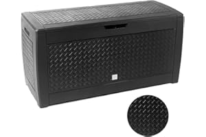 PROSPERPLAST Prosper Plast Boxe Matuba Garden Container, 119 x 48 x 60 cm, Anthracite, 119x48x60 cm