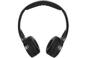 YCTZE 2er-Pack kabellose Auto-Kopfhörer, 2-Kanal-IR-Kopfhörer für Kinder, kabellose DVD-Kopfhörer im Auto für Auto Kopfhörer Wireless Kopfhörer Infrarot Kopfhörer Infrarot Kopfhörer Schnurloser Kopfhö